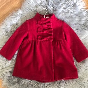 Gap Toddler Wool Red Peacoat